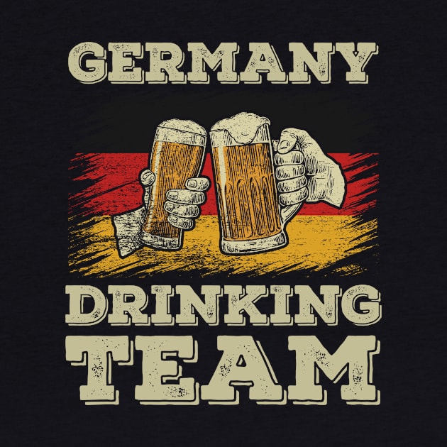 Germany Drinking Team Sports Games Deutschland Flag by folidelarts